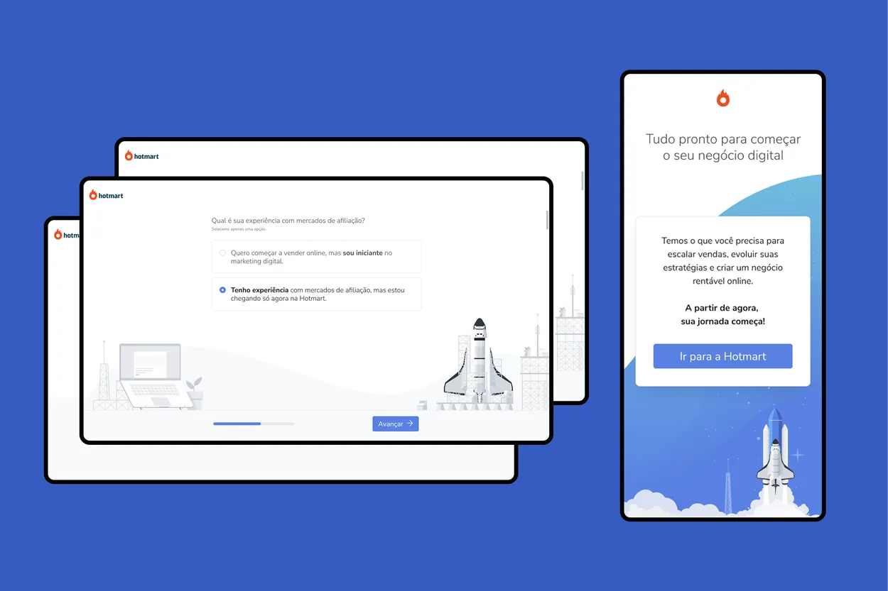 The tailored starting context each profile lands in after onboarding.